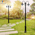 Professional manufacturer outdoor decorative antique cast iron street lamp post led garden pole light